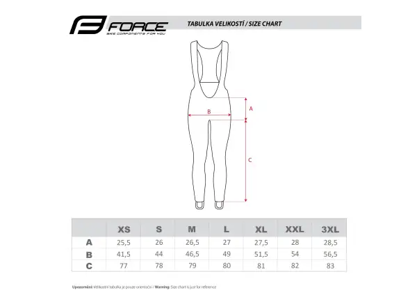 Force Bright Damenleggings mit Latz Schwarz