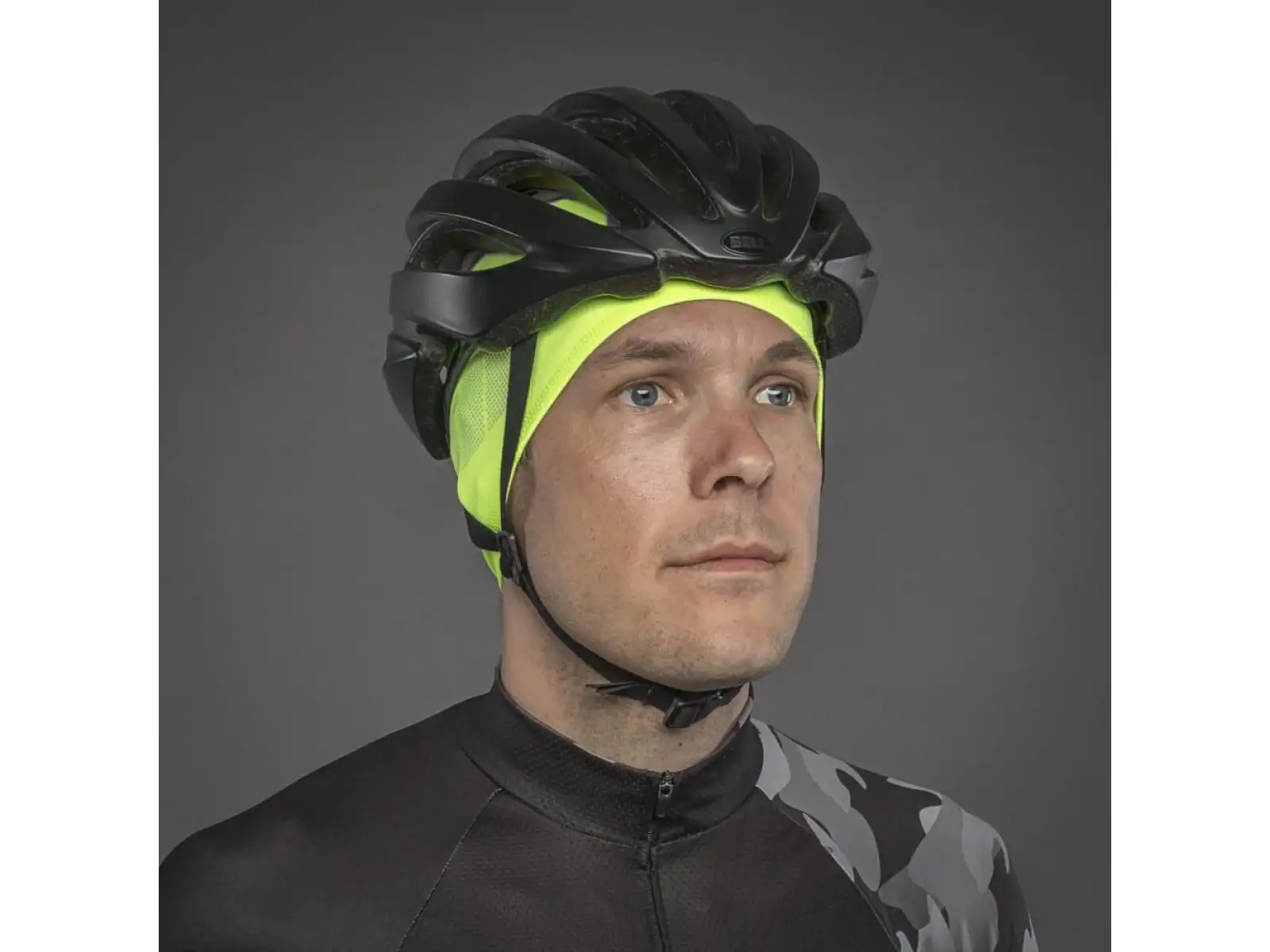 Grip Grab Windproof Hi-Vis Skull Cap Thermo Mütze unter Helm gelb