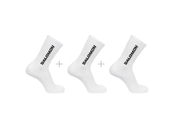 Salomon Everyday Crew Socken 3er-Pack Weiß