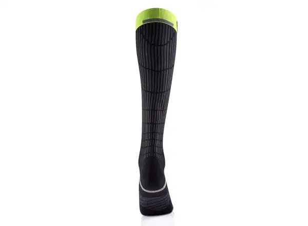 Sidas Endurance Racing Knie Laufsocken Schwarz/Gelb