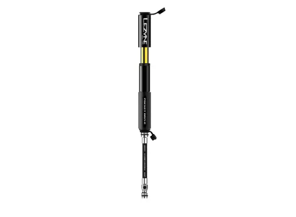 Lezyne Pocket Drive Luftpumpe Schwarz/Hochglanz