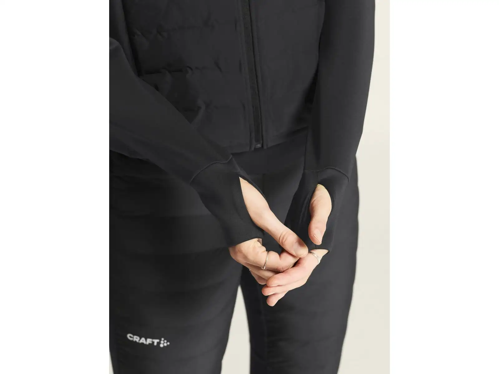 CRAFT SubZ 4 Damen Laufjacke schwarz