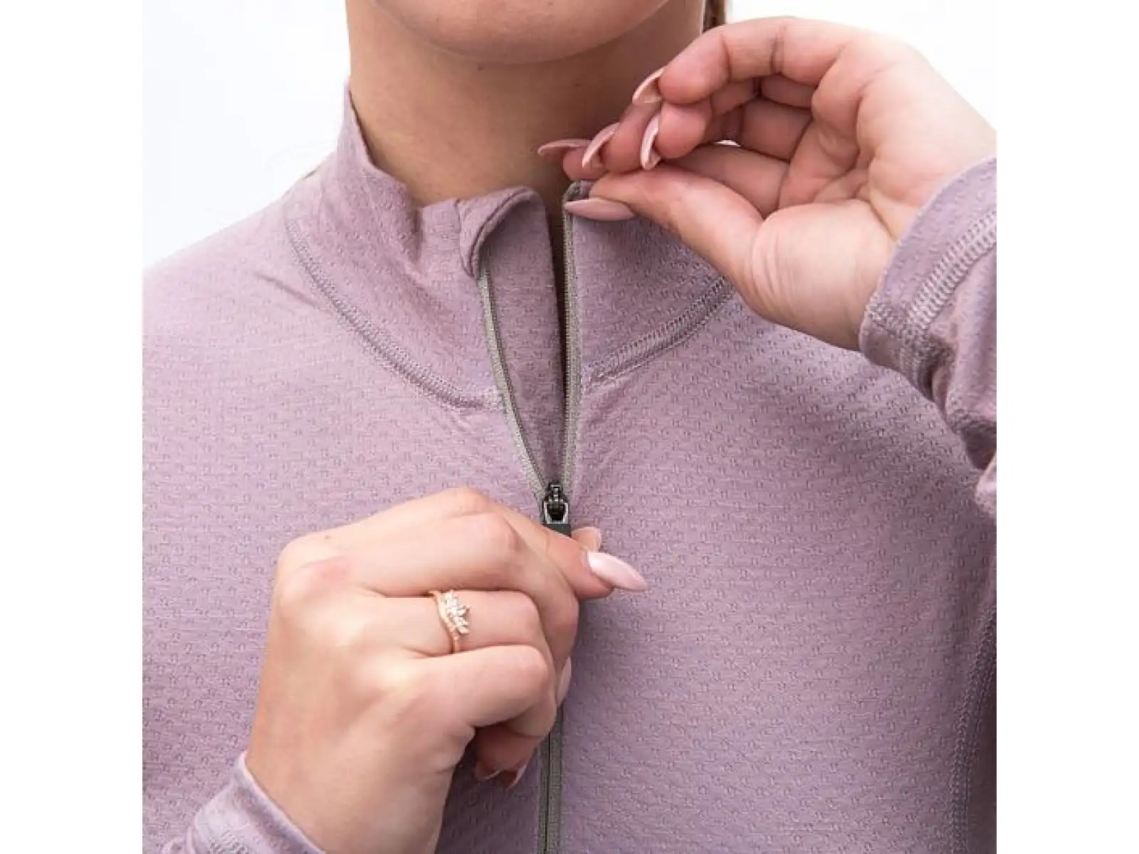 Sensor Merino DF Damen Langarmshirt Mystic Violet