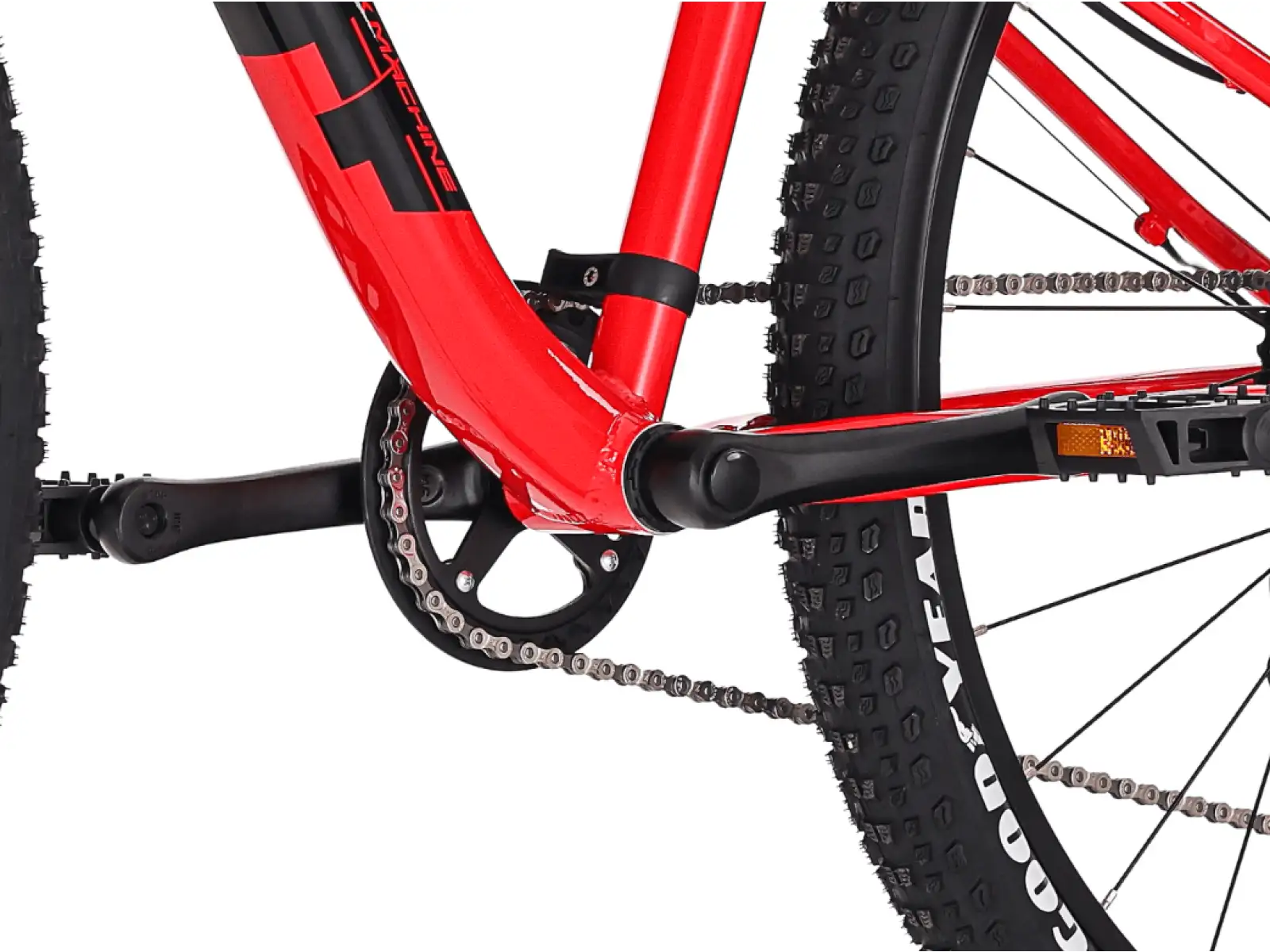 Rock Machine RIFF Tr 27 Kinderfahrrad Gloss Fire Red