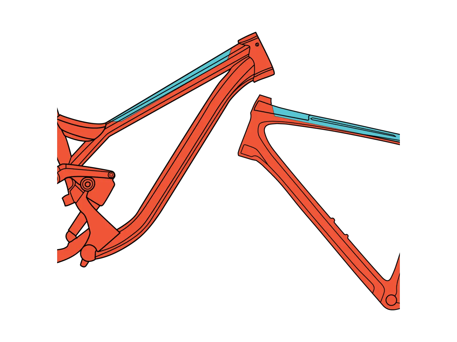RideWrap Schutzfolie für das Oberrohr