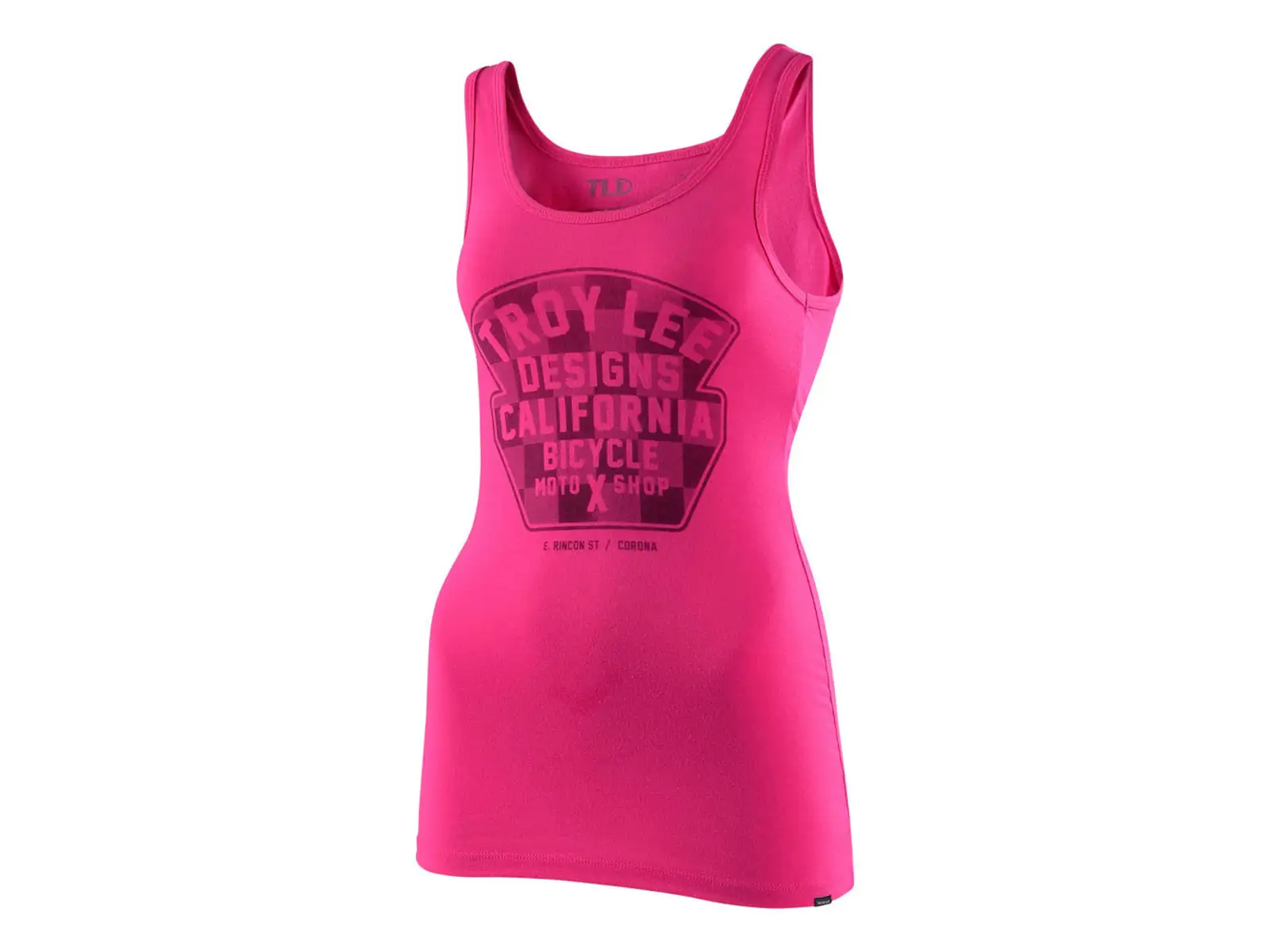 Troy Lee Designs Grangveer Check Damen Tanktop Himbeere