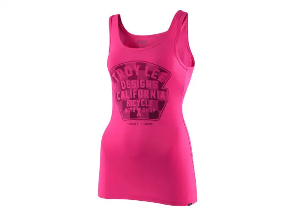 Troy Lee Designs Grangveer Check Damen Tanktop Himbeere