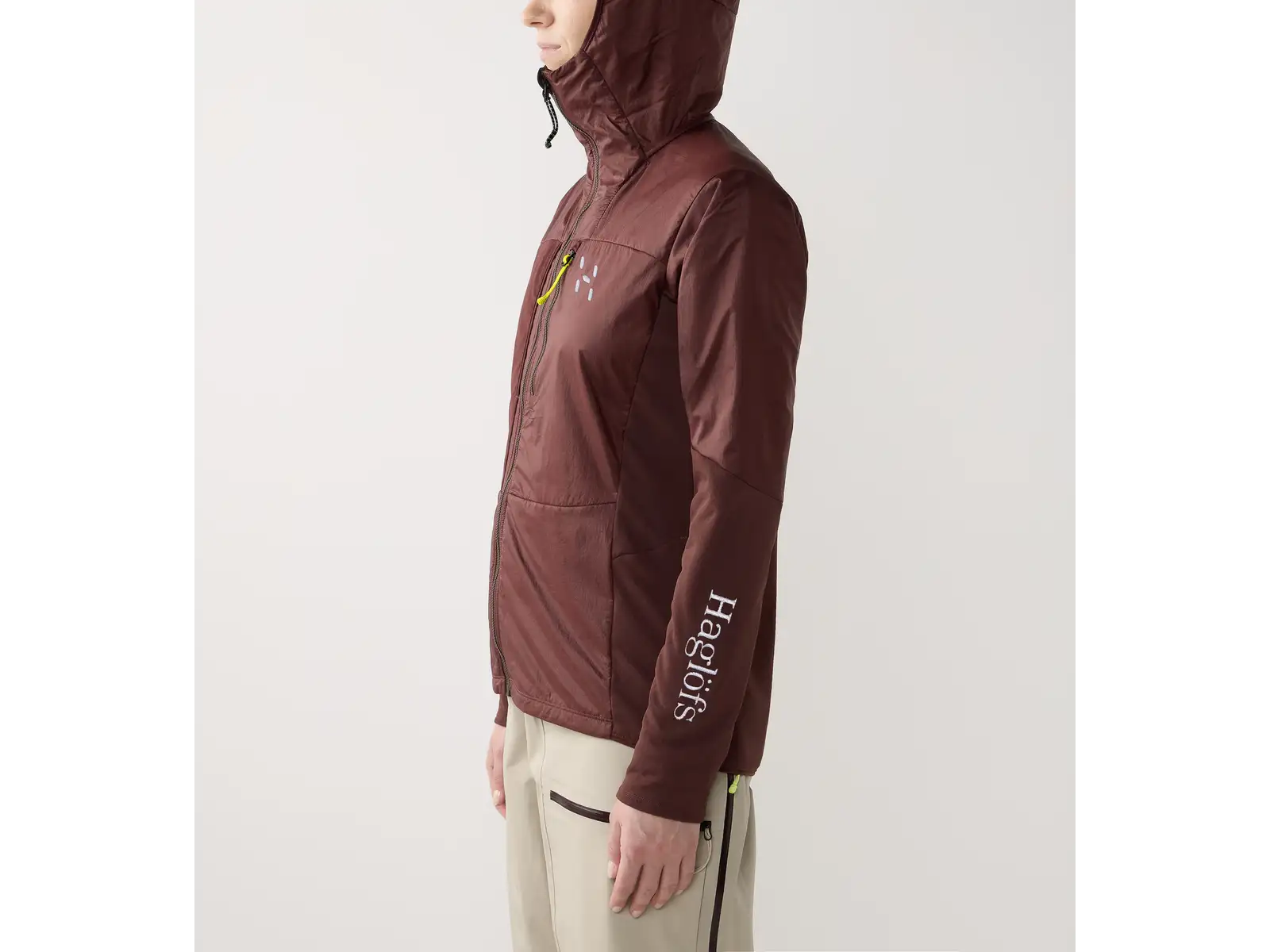 Damen-Sweatshirt Haglöfs Nallo Touring Hybrid Mid braun M