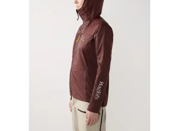 Damen-Sweatshirt Haglöfs Nallo Touring Hybrid Mid braun M