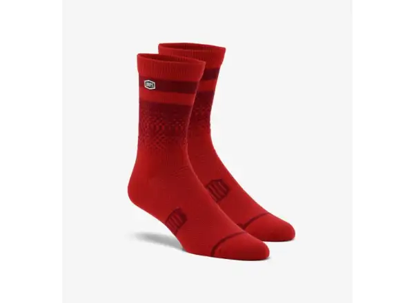 100% Leistung Advocate Socken Kirsch-/Ziegelsteinfarben