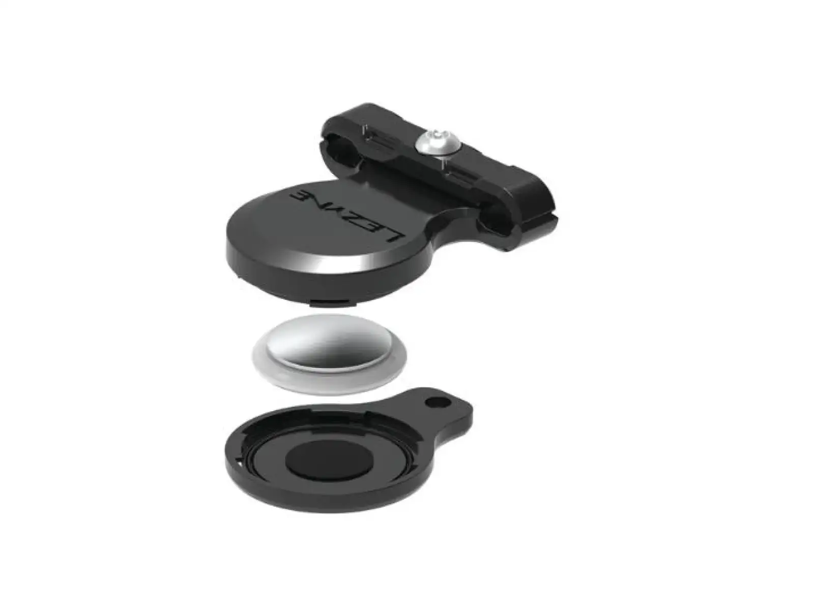 Lezyne Matrix Sattel Tagger Sattelhalter für Apple AirTag Locator schwarz