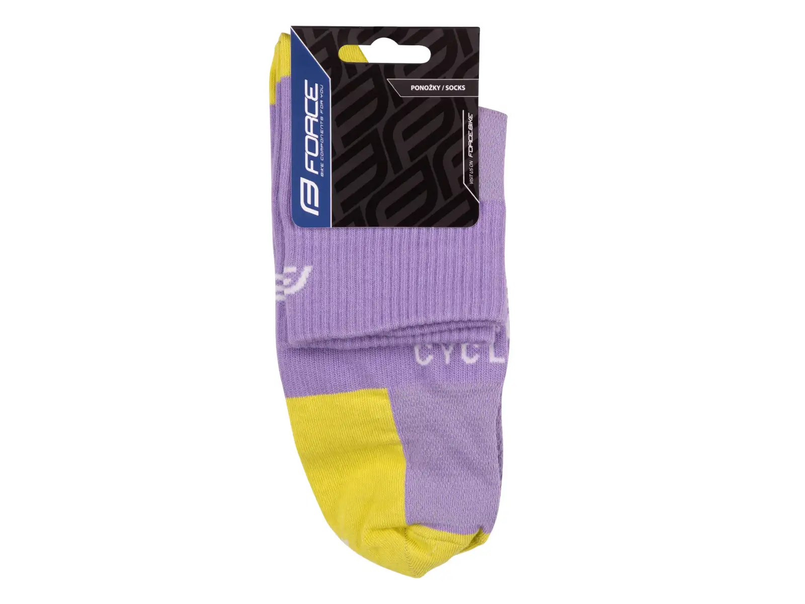 Force Edge Socken lila/fluoreszierend
