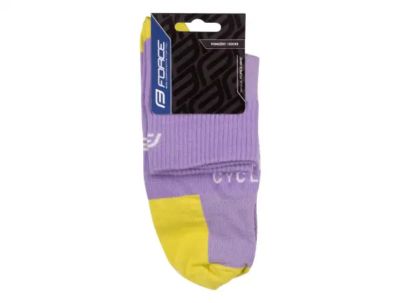 Force Edge Socken lila/fluoreszierend