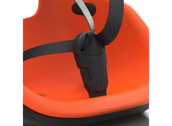 Prodigee Icon Kindersitz hinten am Gepäckträger schwarz/blau