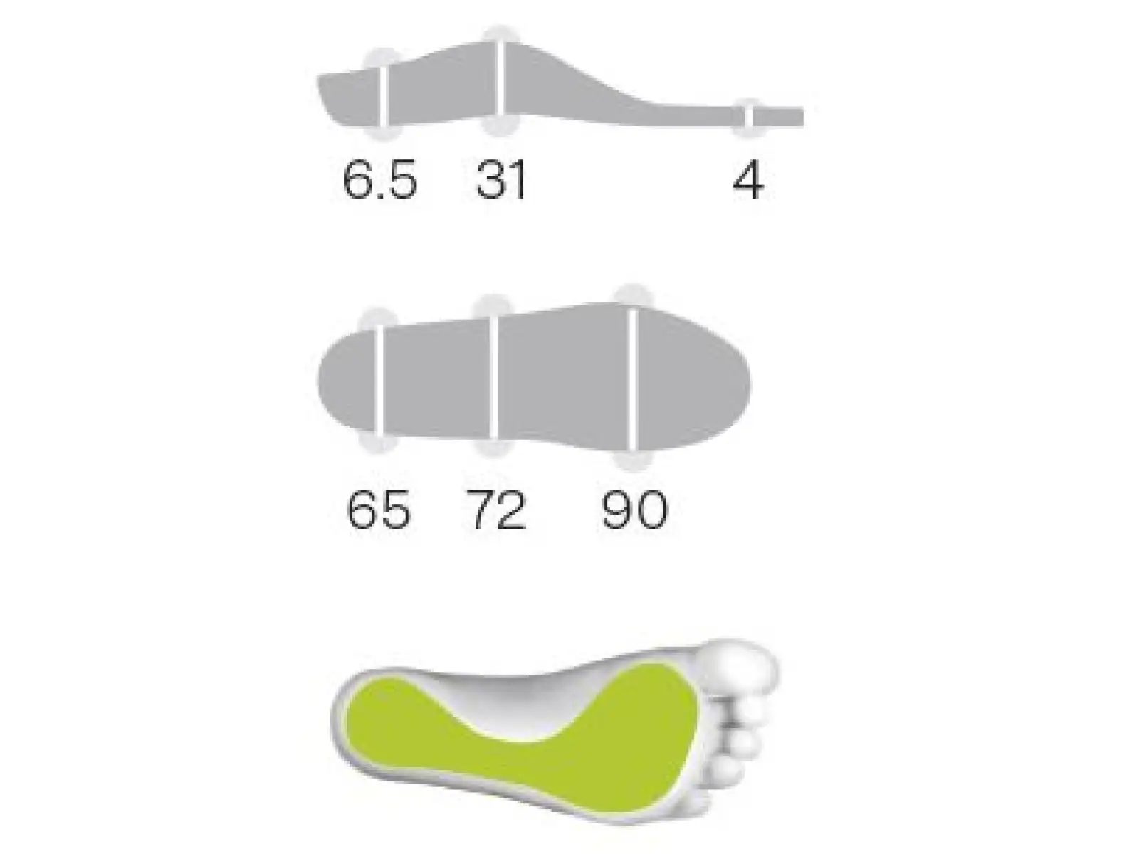 Sidas 3Feet Eco Warm Mid Einlegesohlen für Schuhe