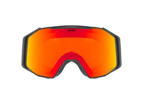 Uvex Gravity FM Skibrille black matt/rainbow - yellow