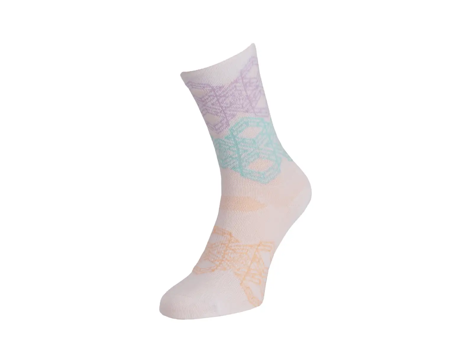 Silvini Dogana Socken Weiß/Lila