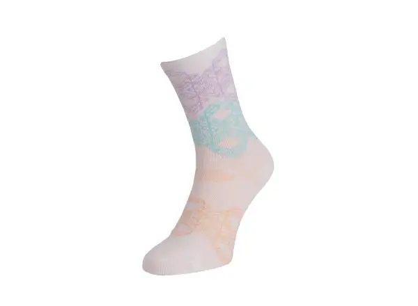 Silvini Dogana Socken Weiß/Lila