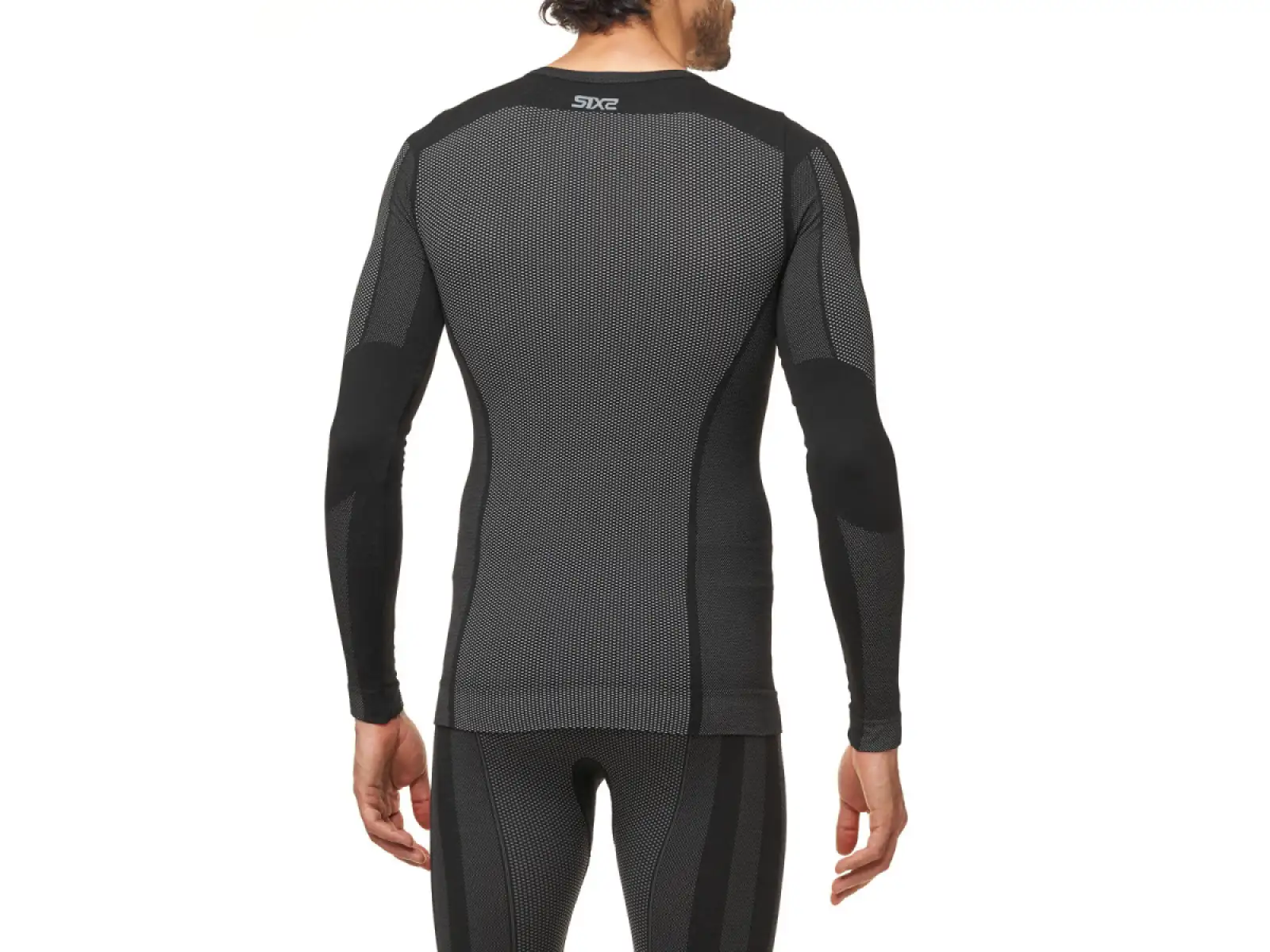 SIXS TS1 V2 Funktionsshirt Langarm carbon Schwarz