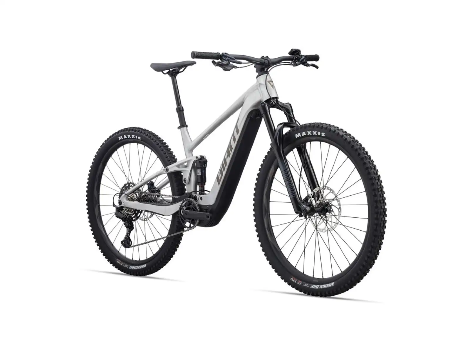 Giant Stance E+0 Pro Mountain E-Bike Raw Aluminum
