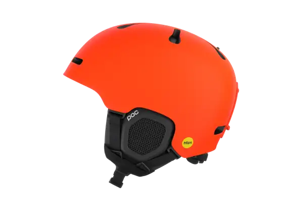 POC Fornix MIPS Skihelm Fluorescent Mattorange MLG