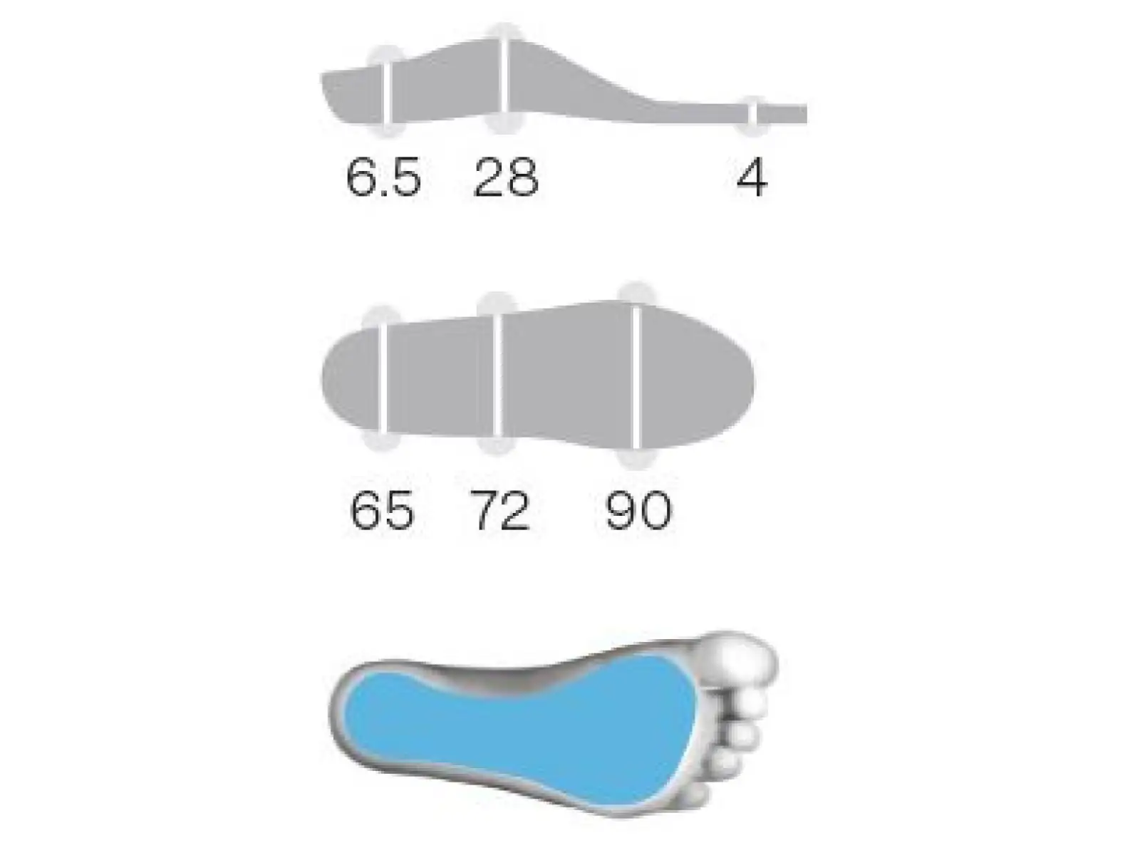 Sidas 3Feet Eco Winter Low Einlegesohlen für Schuhe