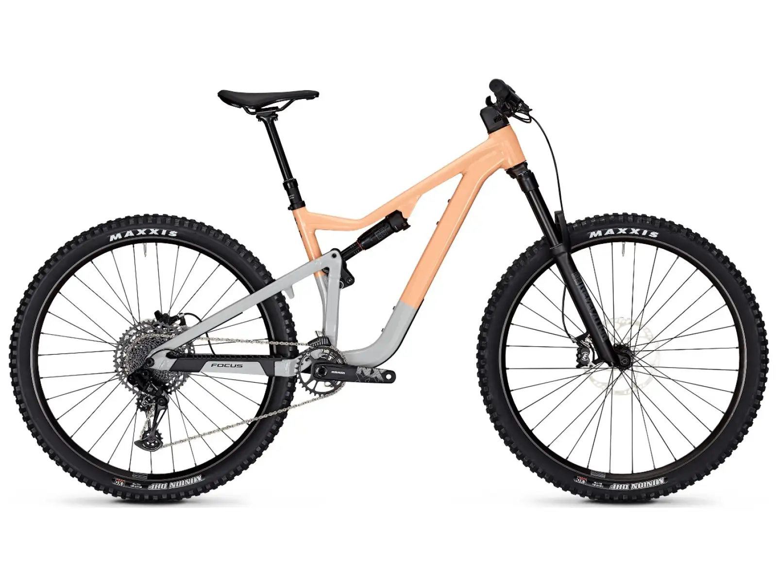 Focus Jam 6.8 DI vollgefedertes Mountainbike Melon Glossy/Lightgrey Glossy