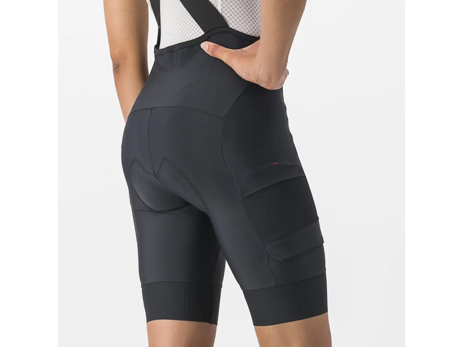 Castelli Unlimited Cargo Damen-Trägershorts Black
