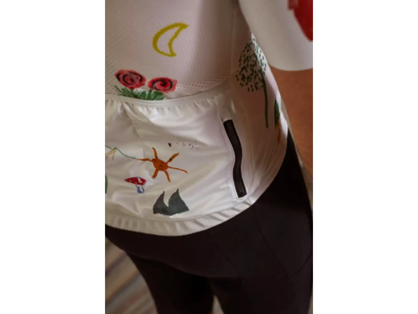 Maloja GatterlM. Herren-Trikot kurzarm Glacier Milk multi