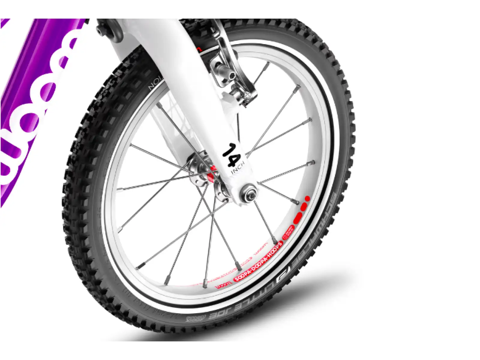Woom 2 Lila 14 Kinderfahrrad