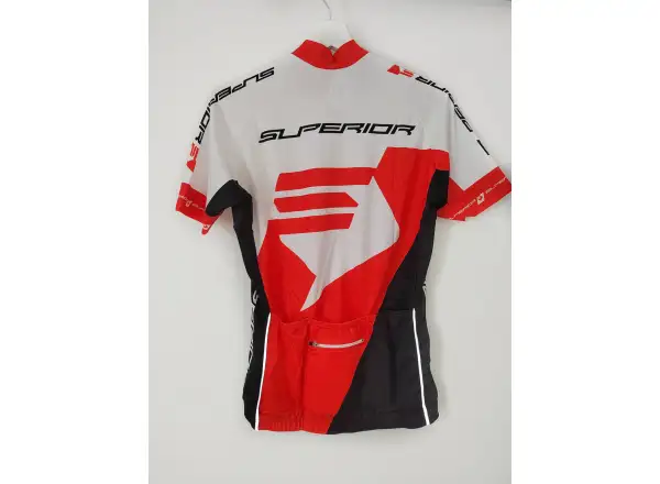 Superior Race Damen Kurzarmtrikot  weiß/rot
