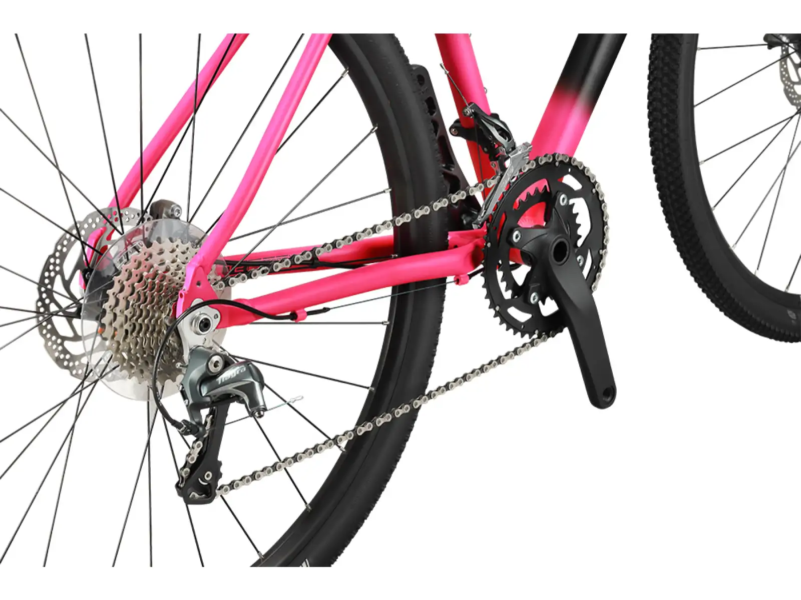 Mongoose Guide Comp Schwarz/Rosa Schotterfahrrad