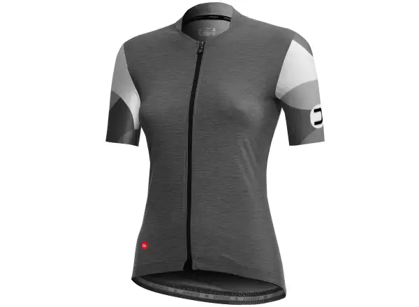 Dotout Path 2.0 Damen Trikot Kurzarm Dark Grey Melange
