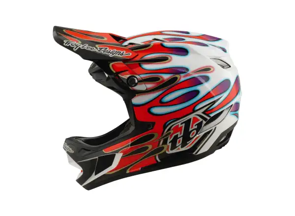 Troy Lee Desing D4 Composite Mips Helm White/Red