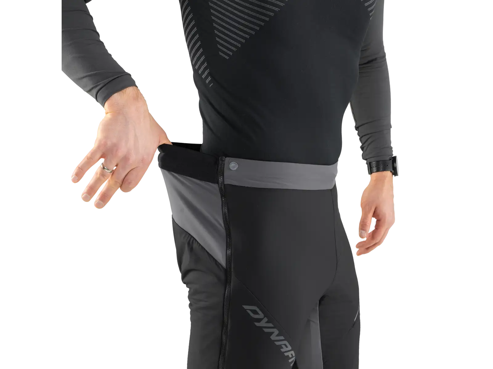 Dynafit Mezzalama Polartec Alpha Overshorts Shorts schwarz