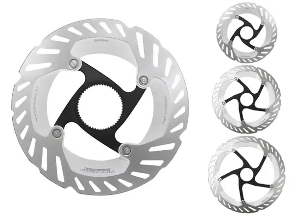 Shimano RT-CL800 Bremsscheibe 203 mm, center lock, Ice Tech, äußerer Lockring