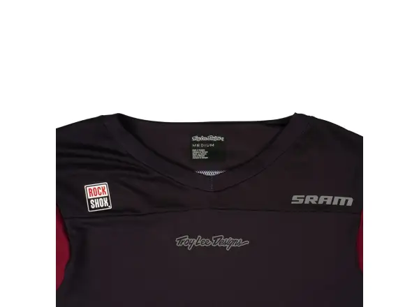 Troy Lee Designs x SRAM Skyline Herren-Trikot langarm Radioscape Black/Berry