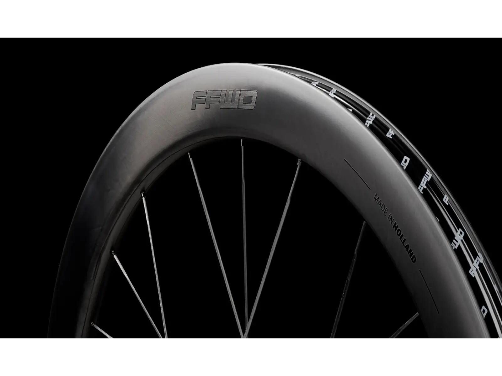 FFWD RAW CS 55 Straßenrad-Räder Matt Schwarz