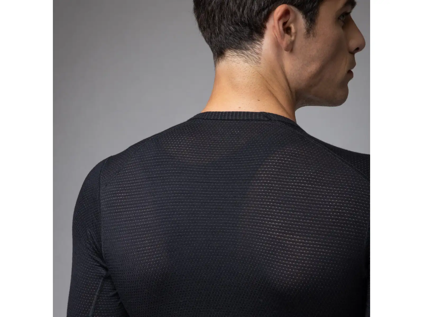 Alé Intimo Merino Herren Unterhemd Langarm Black