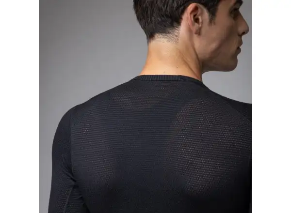 Alé Intimo Merino Herren Unterhemd Langarm Black