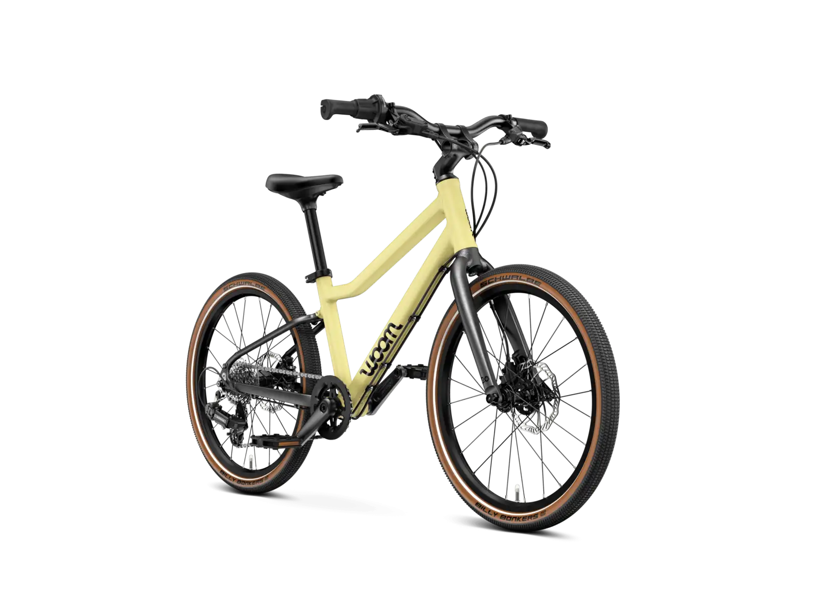 Woom 4 EXPLORE Kinderfahrrad mellow yellow