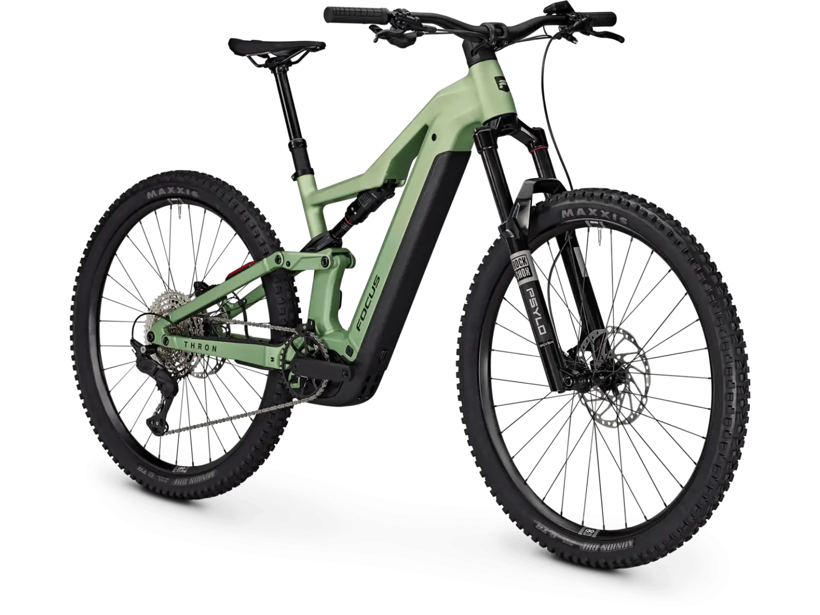 Focus THRON 8 720Wh vollgefedertes E-Bike Mintgrey matt / Artichokegreen matt