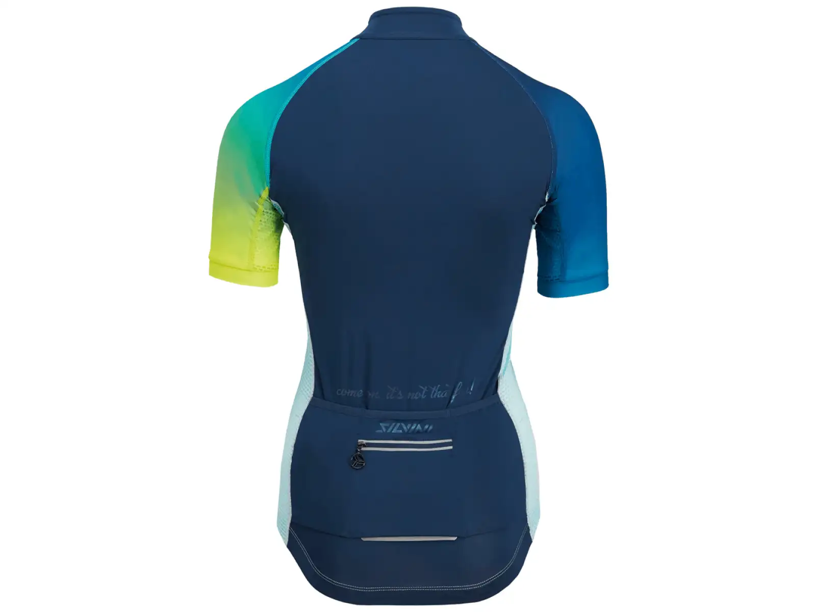 Silvini Mazzana Damen Kurzarmtrikot navy/türkis