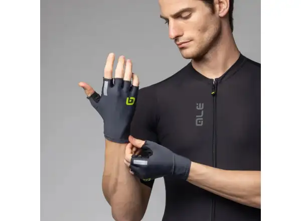 Alé Cima Fahrradhandschuhe Kurz Grau