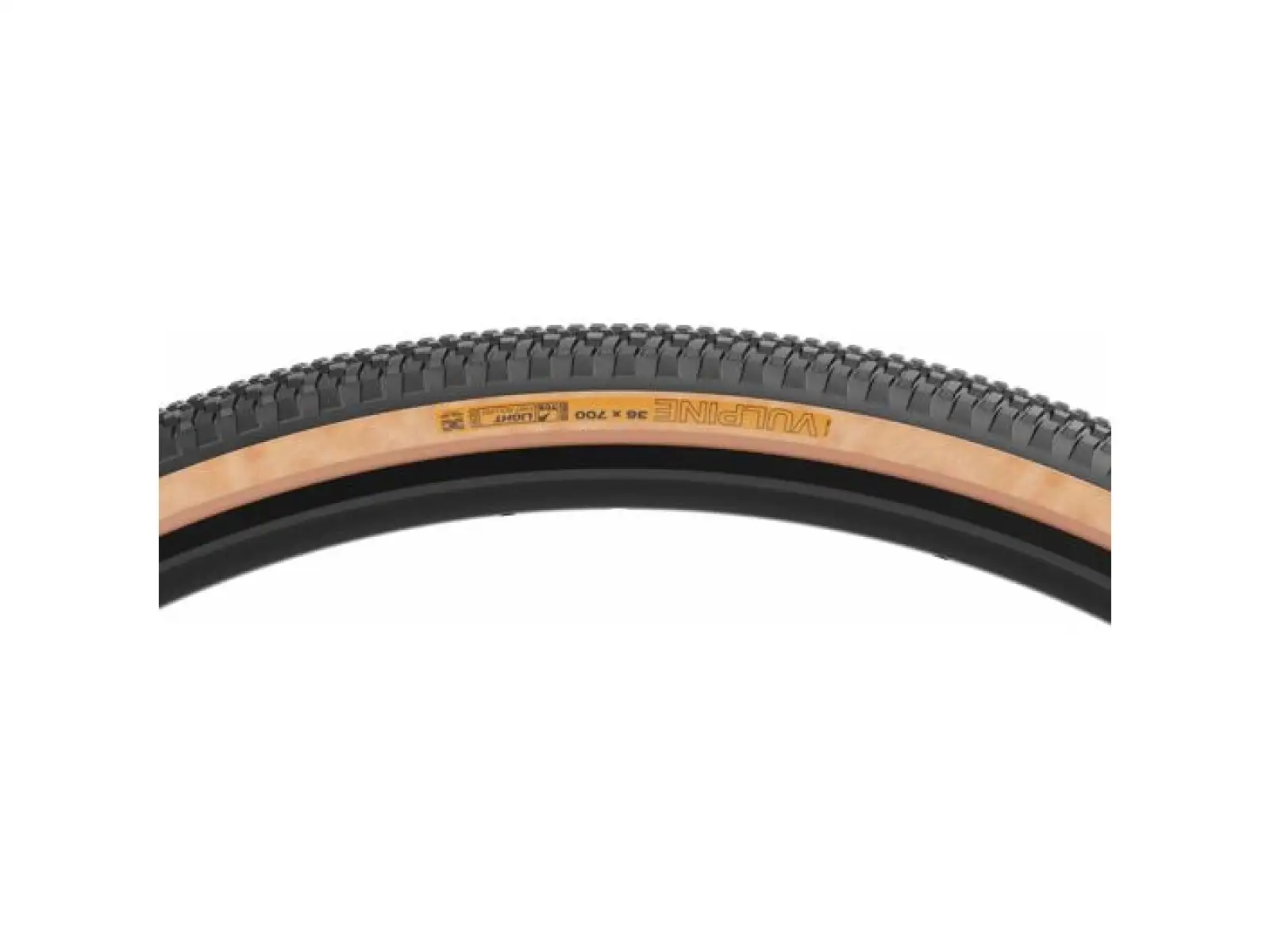 WTB Vulpine 40-622 Leicht, schnell rollender TCS Schotterreifen Schwarz/Braun mit Kevlar