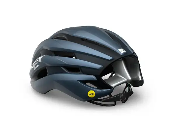 MET Trenta MIPS Fahrradhelm Navy Silber