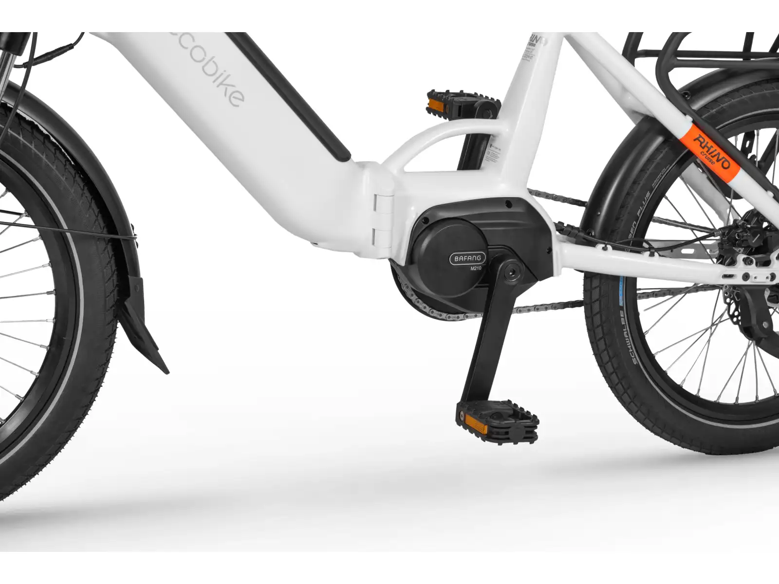 Ecobike Rhino Cruise 630 Wh Arctic weiß faltbares Elektrofahrrad