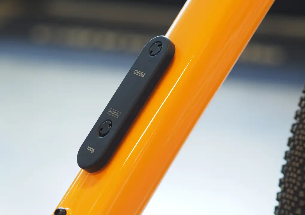 Fahrrad unter Beobachtung mit Knog Scout Bike Alarm