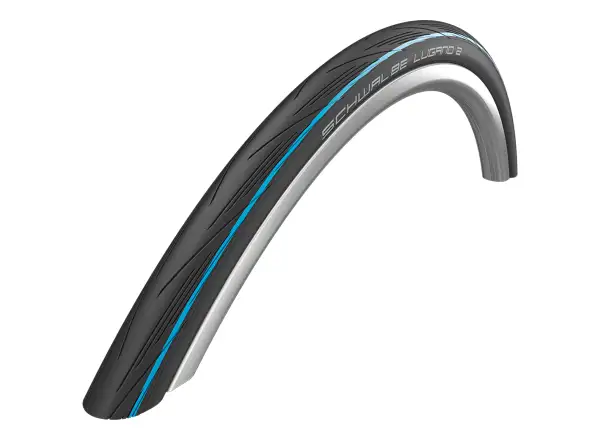 Schwalbe Lugano 2 25-622 Rennradreifen Kevlar schwarz/blau.