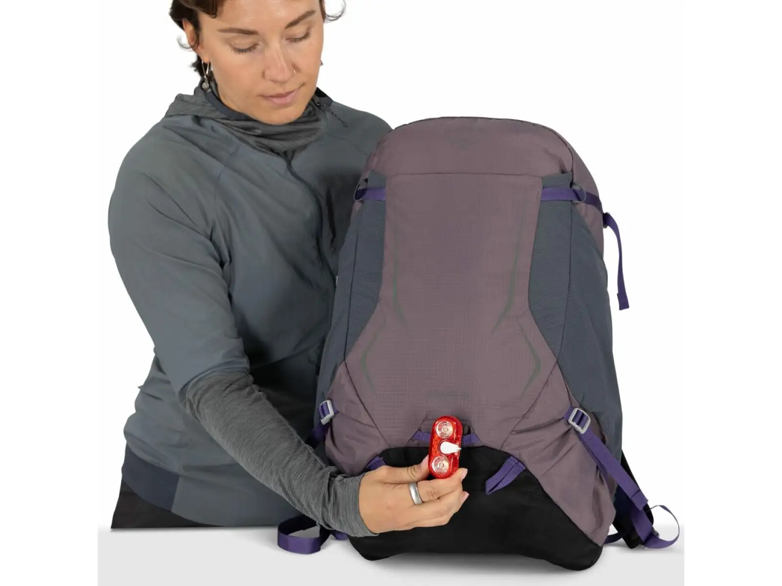 Osprey Hikelite Rucksack 28 l Graphite purple